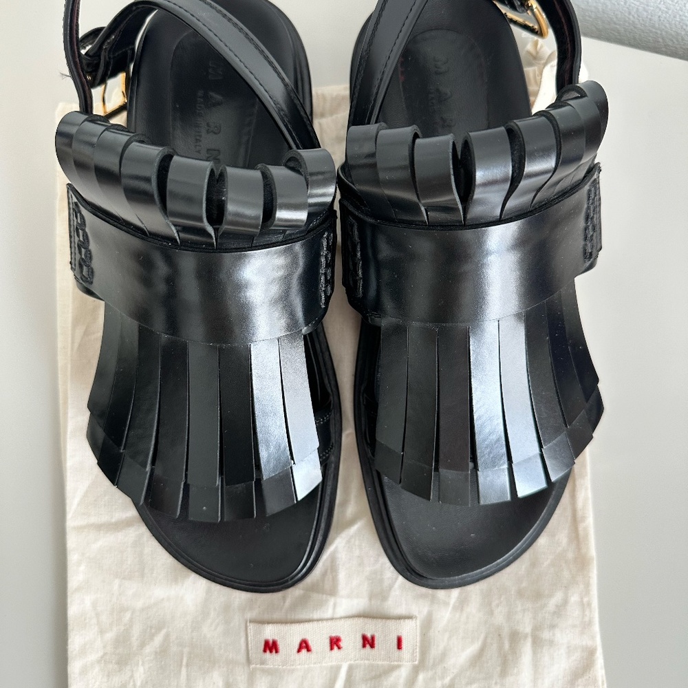 Marni Leather Sandals - Picture 5 of 5